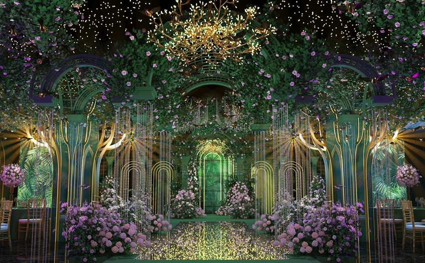 博湖奇妙森林婚礼堂效果展示